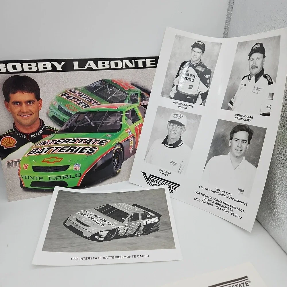 Vintage Nascar Press Kit Interstate Batteries Racing Bobby Labonte Media Guide
